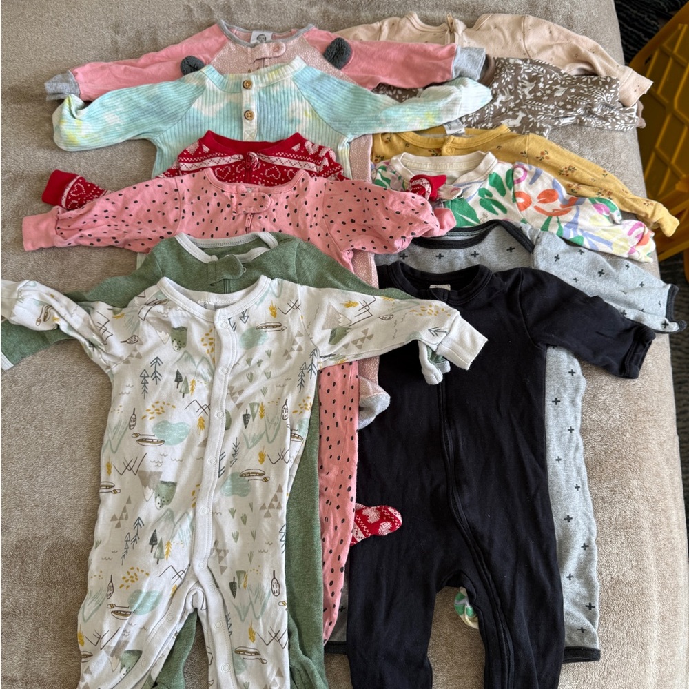 3-6 month baby pajama bundle